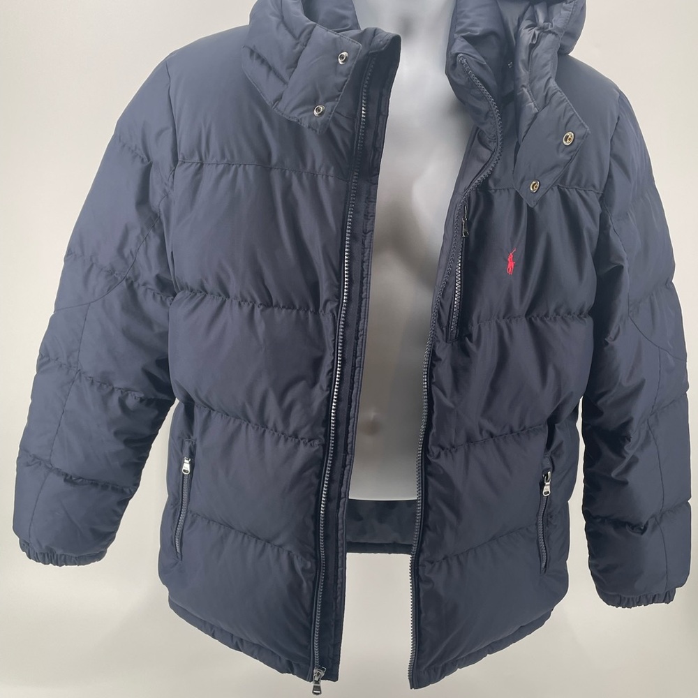 Polo by Ralph Lauren Navy Blue Boys Puffer Jacket NWT - Picture 5 of 9